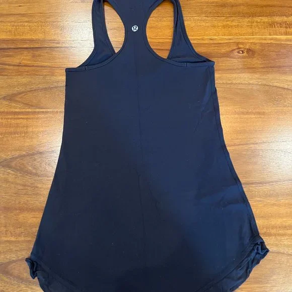 Black Ruffled Align Tank - Picture 3 of 3